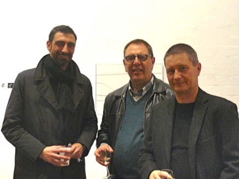 Brian Parkes (Opener CEO Jam Factory), Gordon Bull (Head of School), Gilbert Riedelbauch (Design Arts Coordinator)